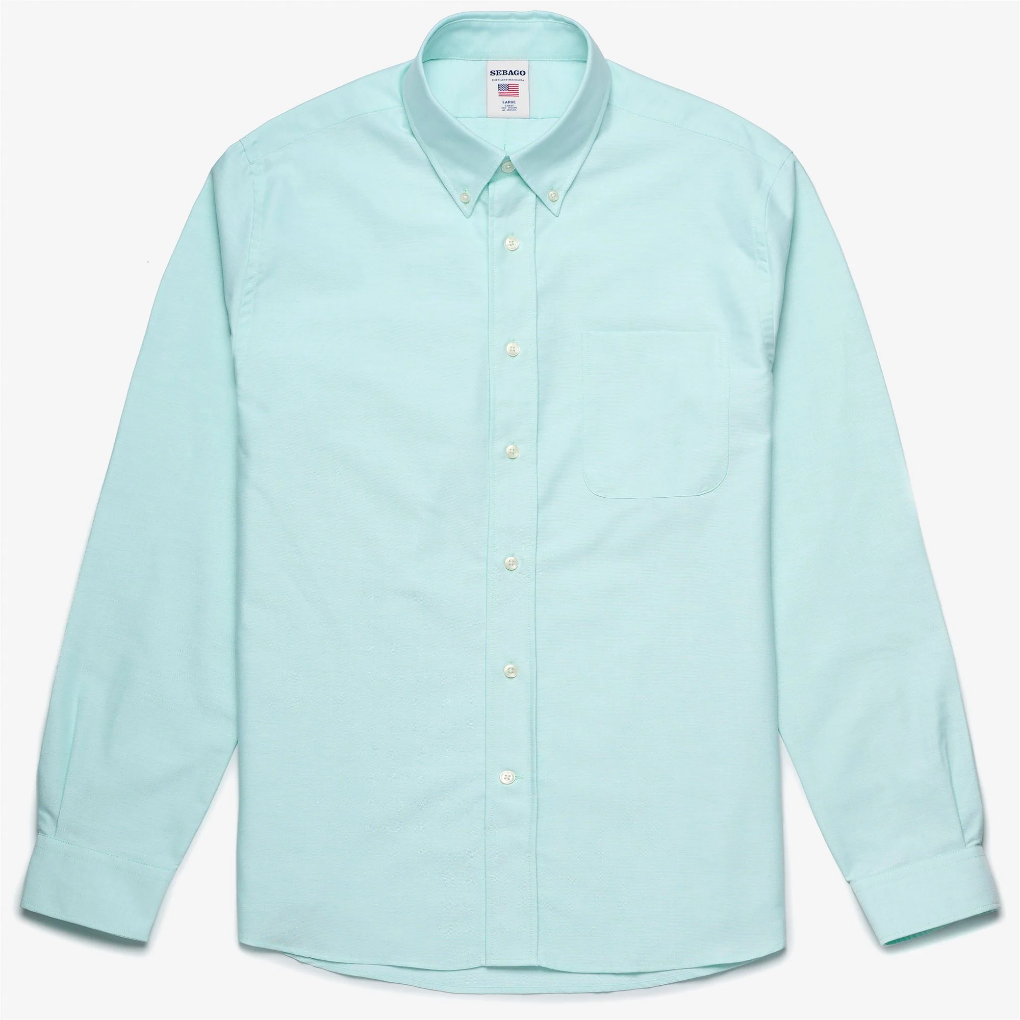 WHALEBACK - SHIRTS - Oxford - Man - GREEN DUSTY