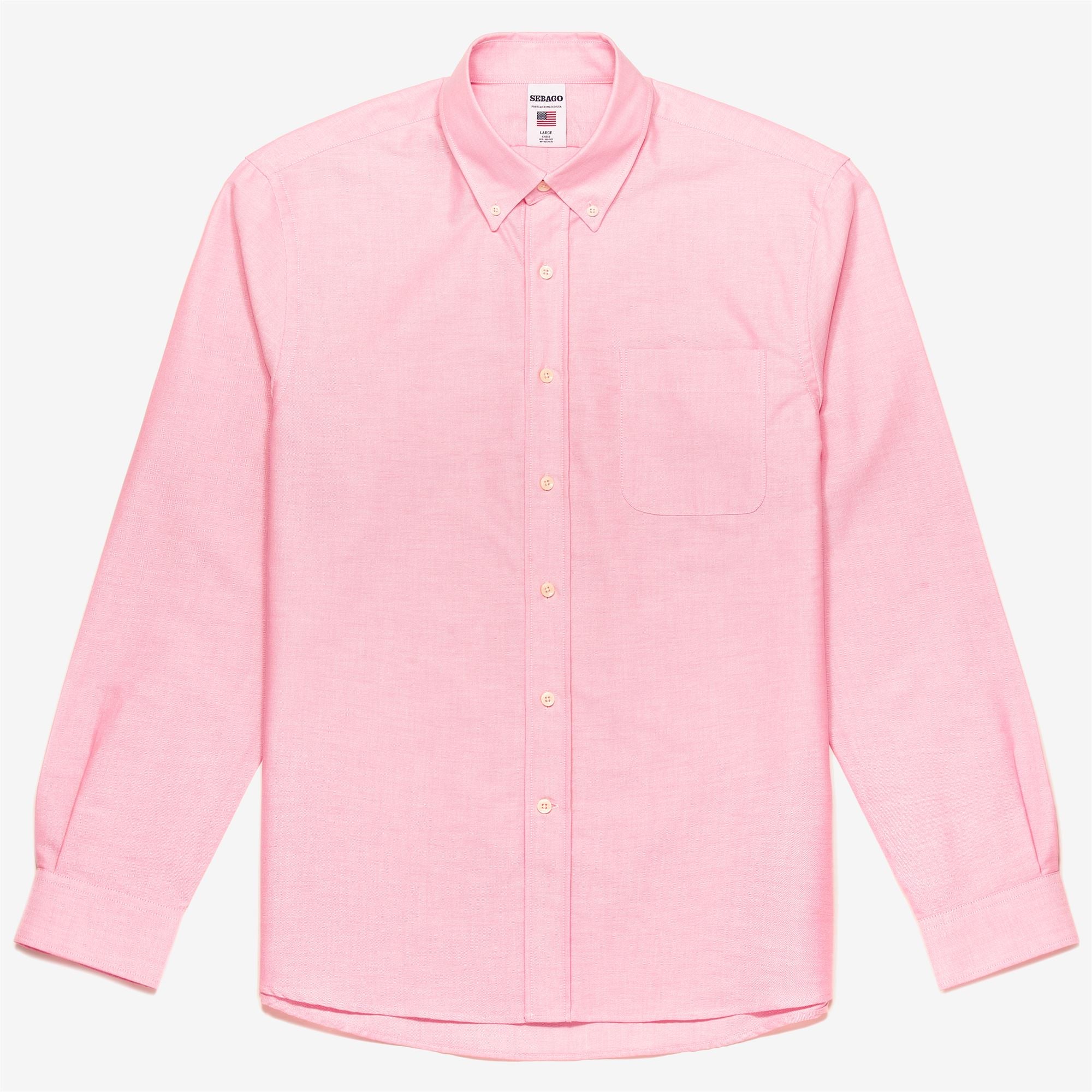 WHALEBACK - SHIRTS - Oxford - Man - PINK SOFT LILLA