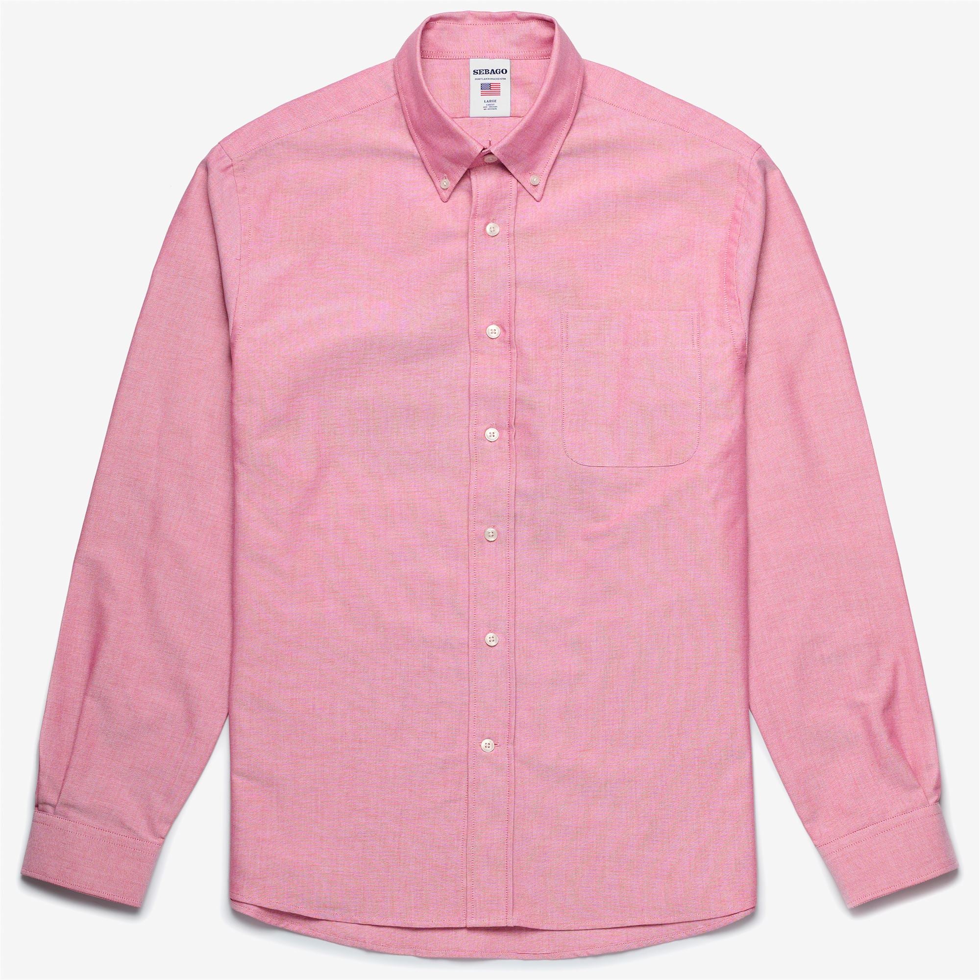 WHALEBACK - SHIRTS - Oxford - Man - RED CHERRY