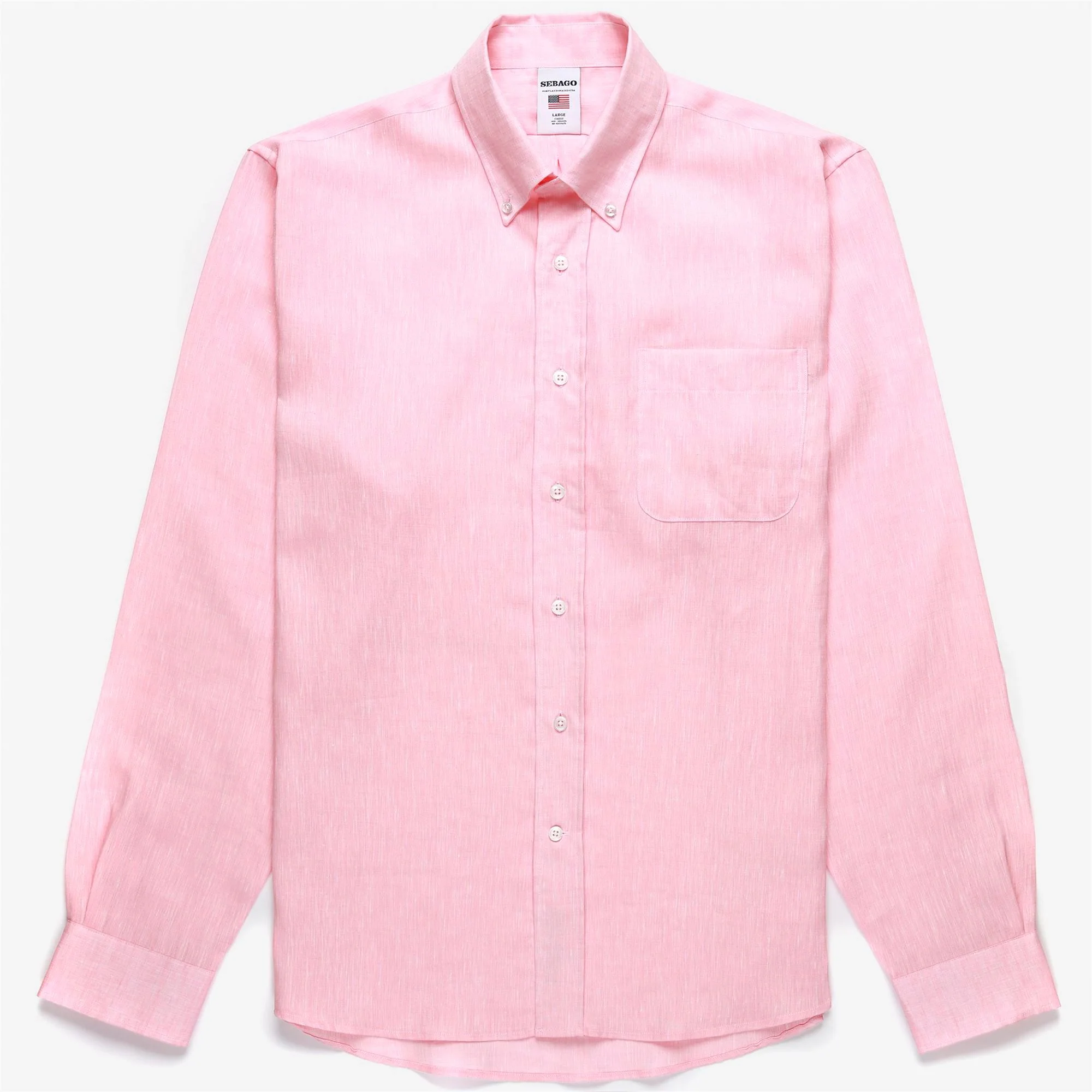 OSBORN - SHIRTS - Button Down - Unisex - PINK BILLOW
