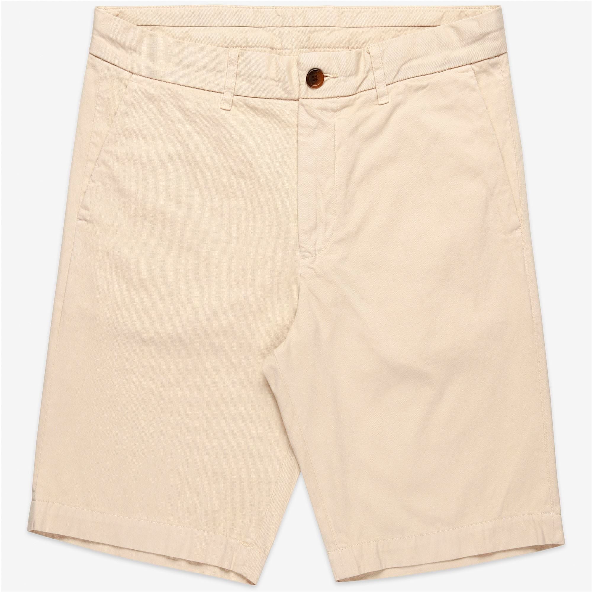 NOBLEBORO - Shorts - CHINO - Man - BEIGE GESSO