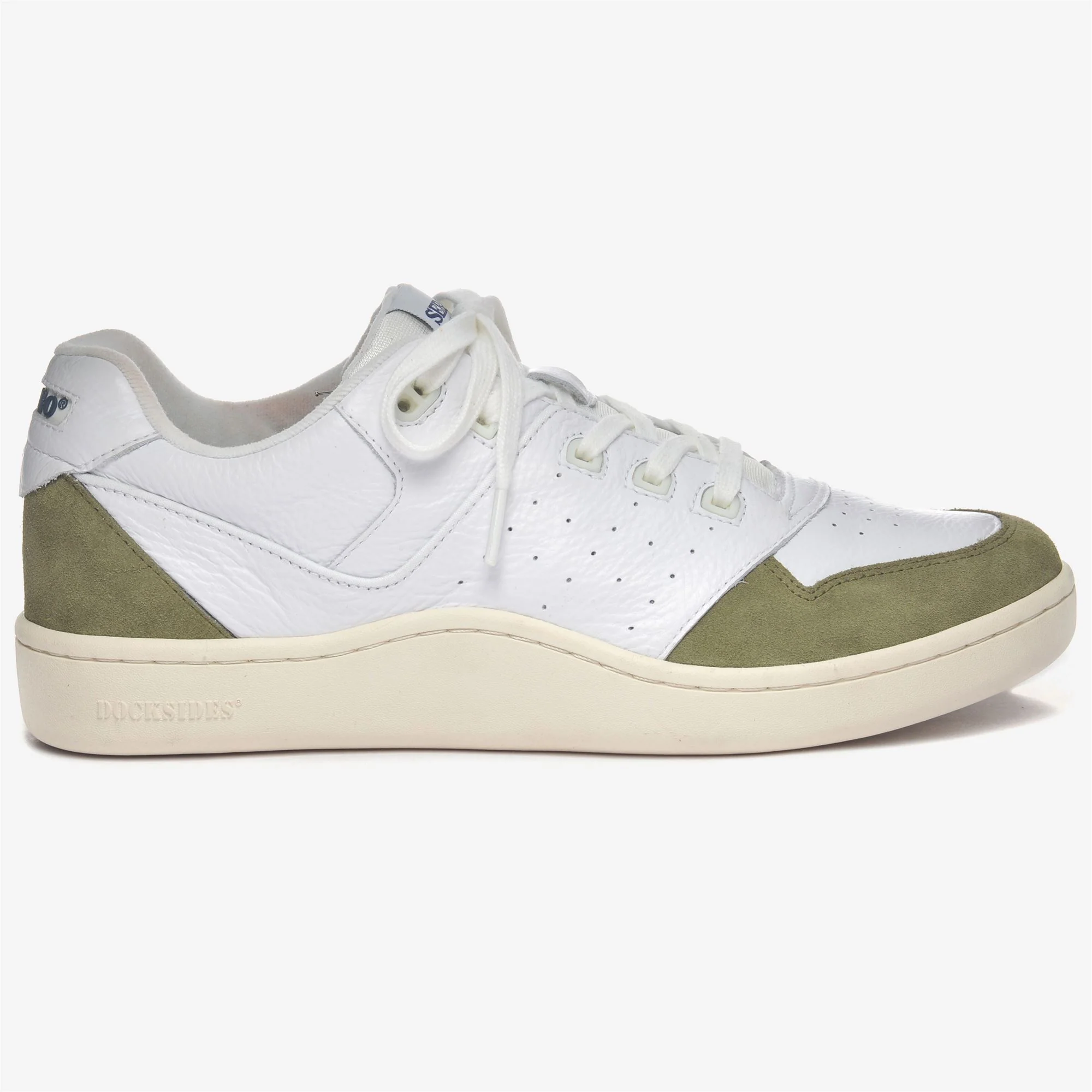 HURRICANE - Sneakers - Low Cut - Unisex - WHITE-GREEN MILITARY