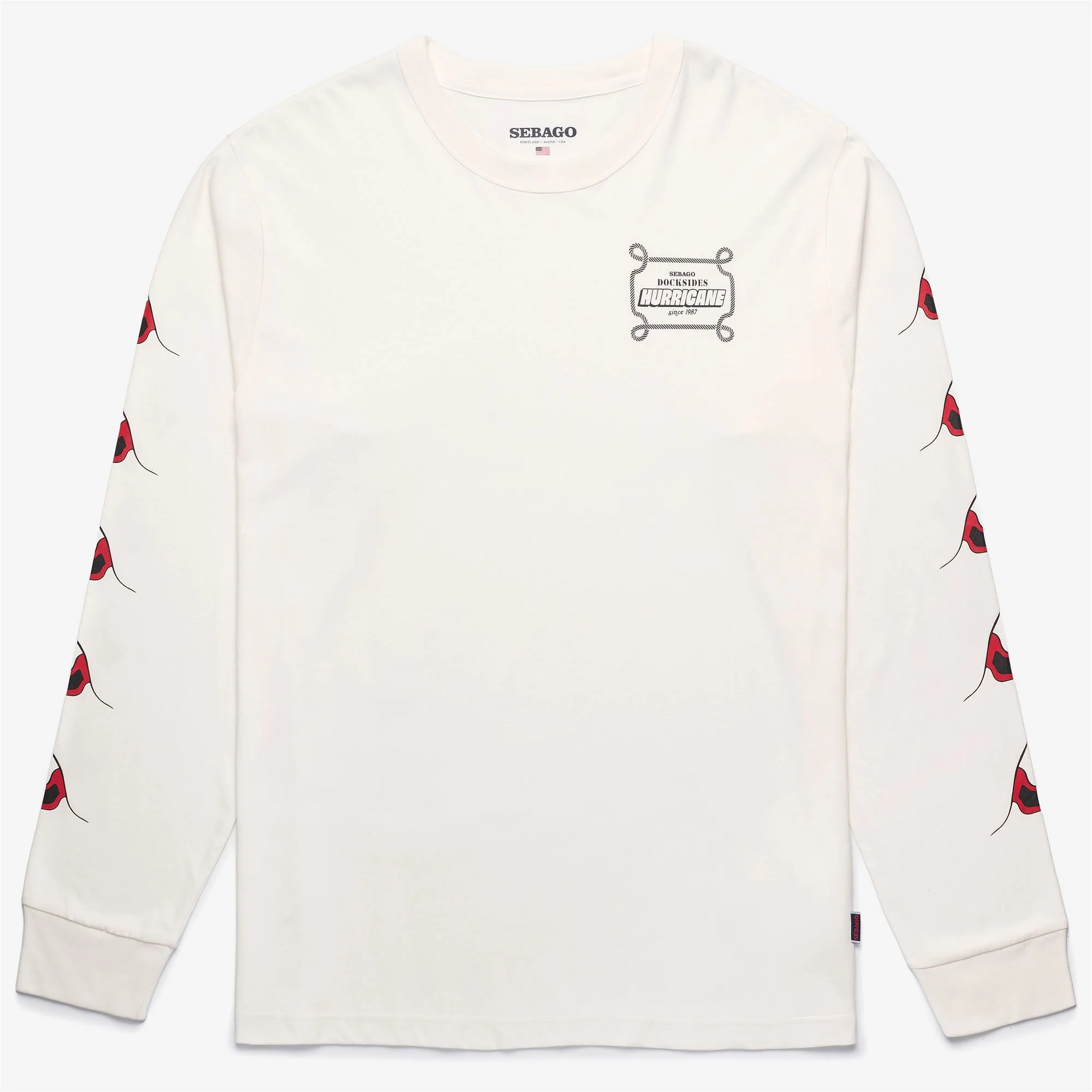 ROXBURY HURRICANE - T-ShirtsTop - T-Shirt - Unisex - WHITE NATURAL